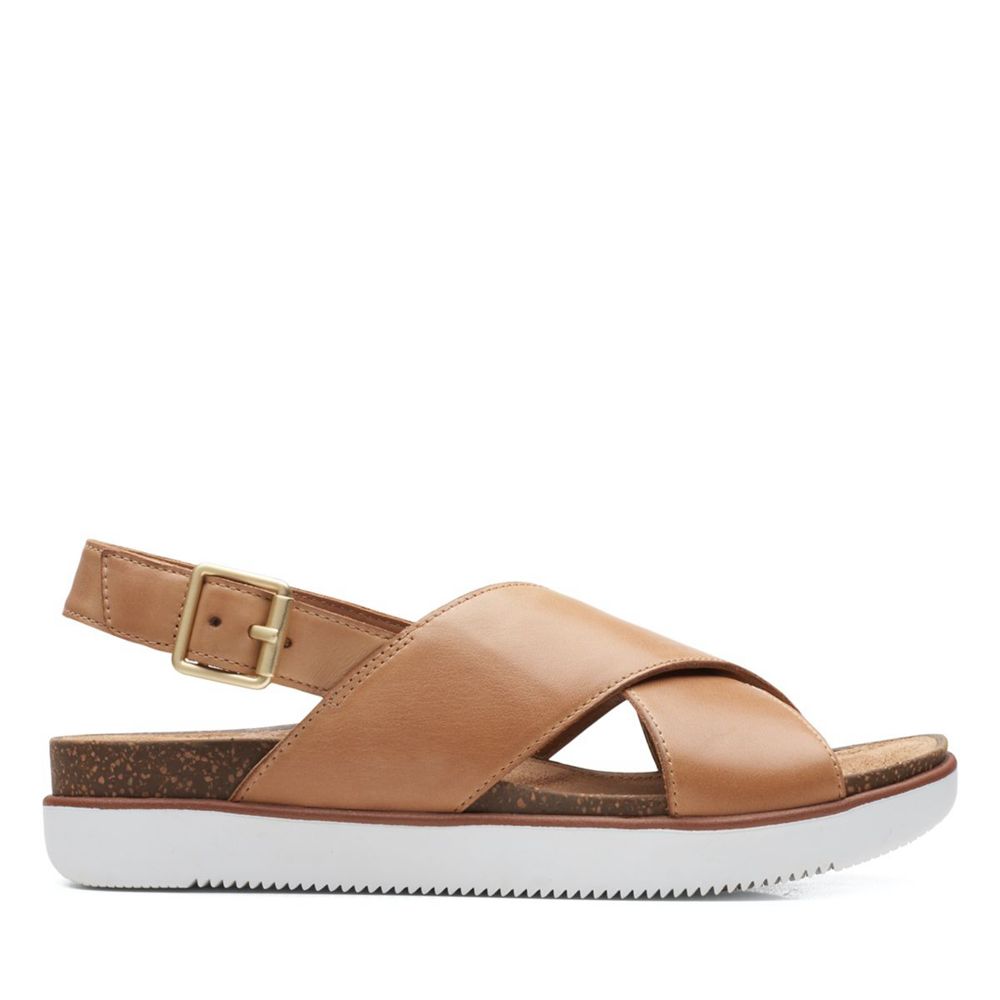 Comprar Sandalias Planas Clarks Para Mujer Marrones Clarks Chile